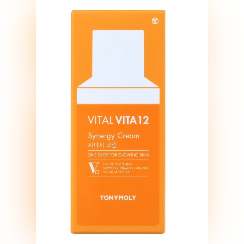 TONYMOLY Vital Vita12 Synergy Cream — Orange Hydrating Moisturizer